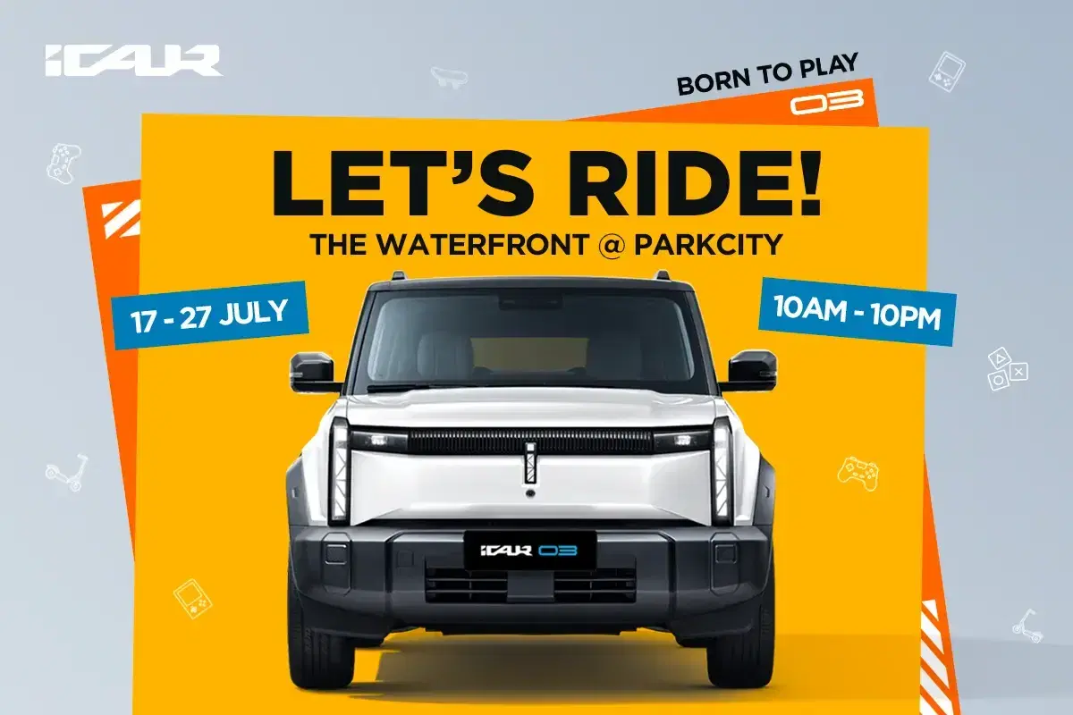 The iCAUR 03 is coming to The Waterfront @ ParkCity!