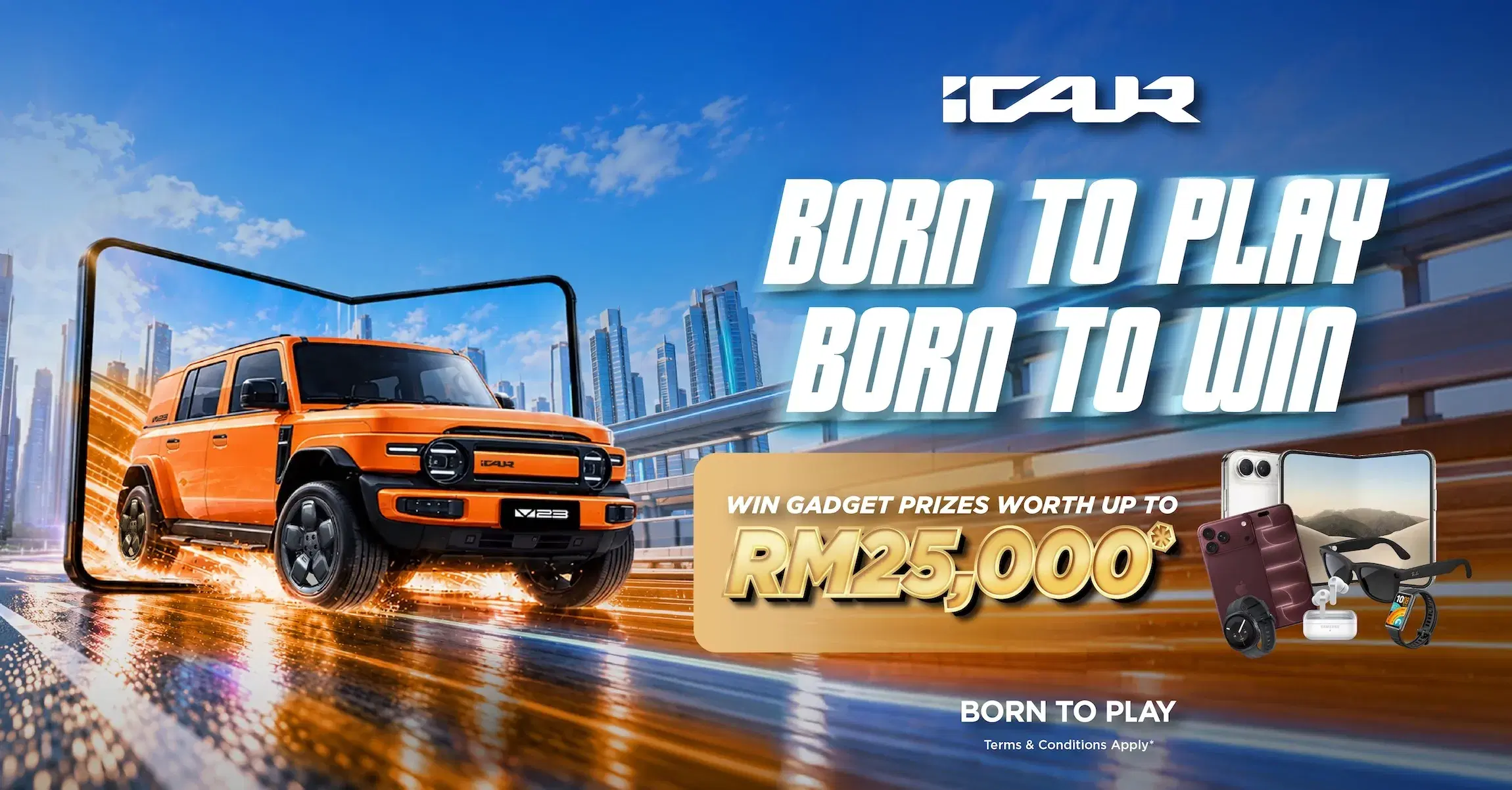 iCAUR Born to Play, Born to Win